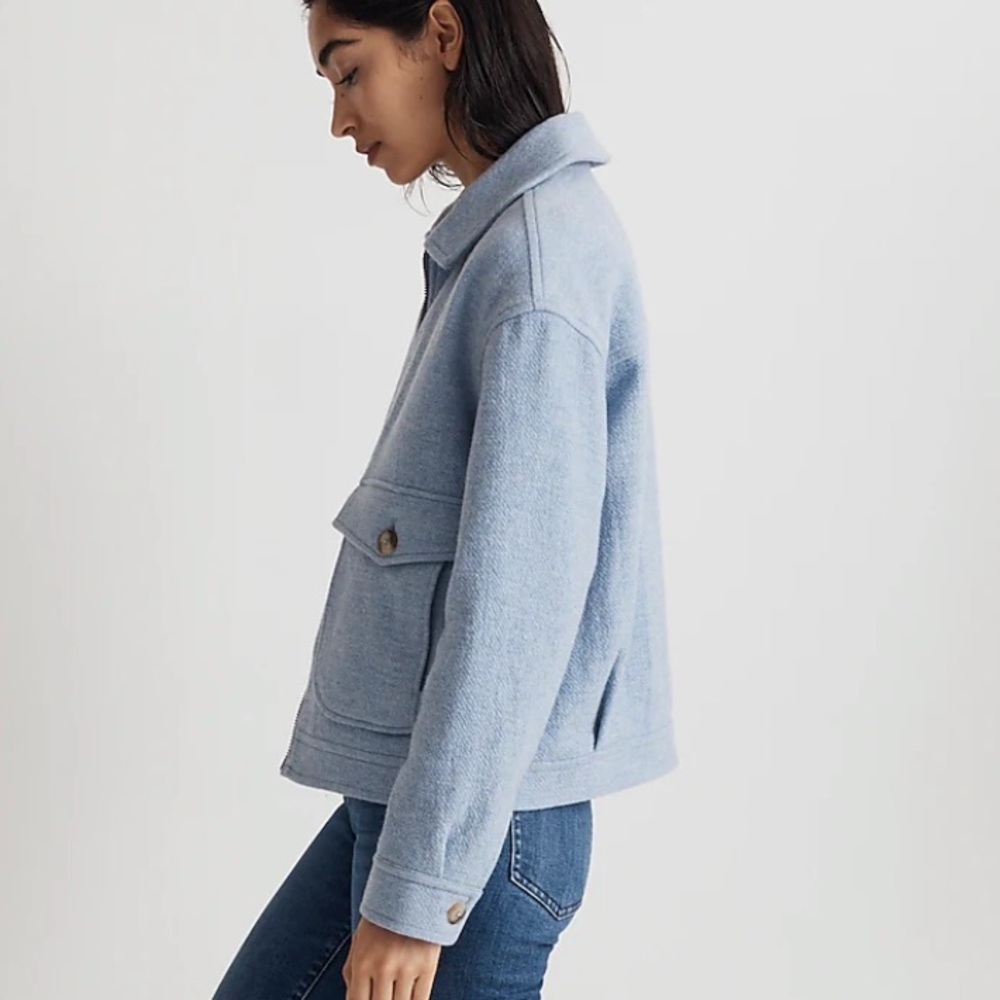 Madewell Blue Jacket View 2